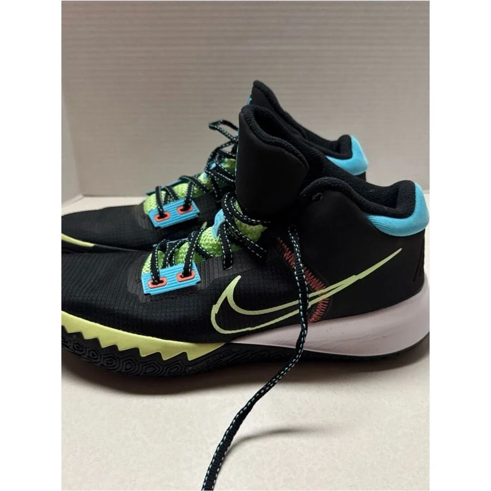 Nike Kyrie Flytrap IV Mens Size 9 CT1972-003 Black/Lime-Glow Lagoon
